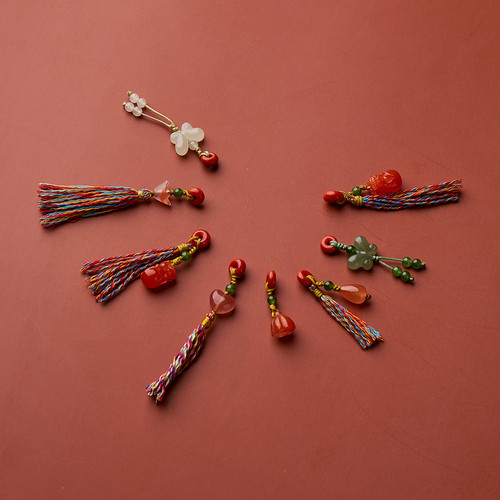 润古物语原创设计南红手串提溜配饰文玩珠宝饰品