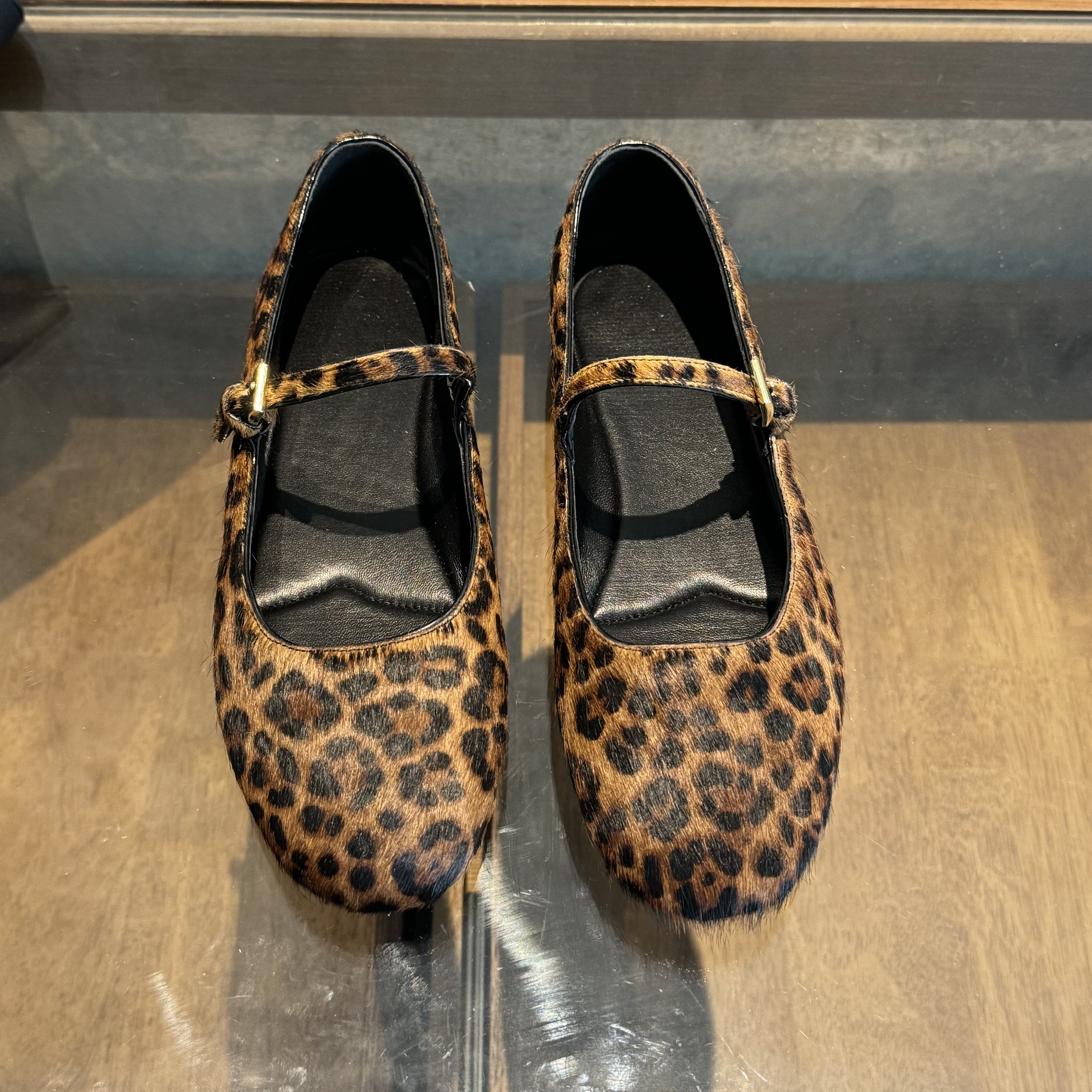 正确版本～25ss早秋新款豹纹玛丽珍单鞋 