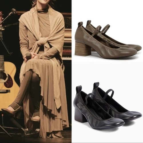 正确版本～25ss早秋新款粗跟芭蕾舞鞋