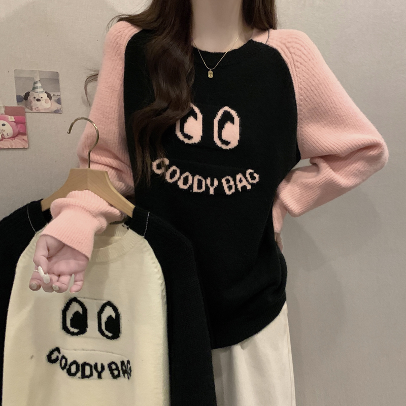 加厚 2025年大码女装秋冬新款针织衫胖妹妹学院风中长款毛衣