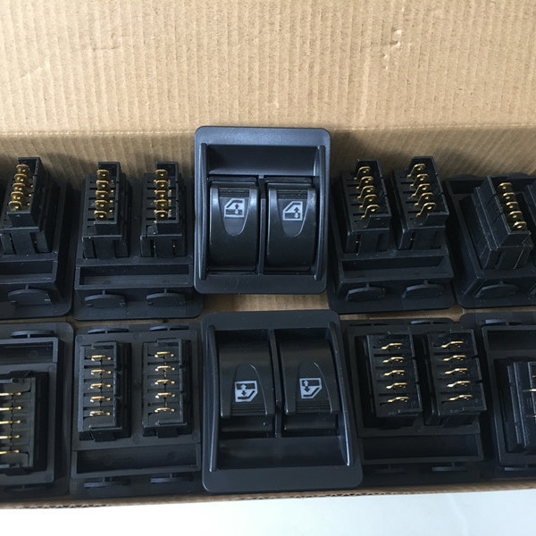 徐工吊车配件玻璃升降器开关 xct25 25k5c 20g齐星玻璃窗升降开关