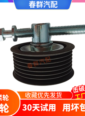 X307025云内发动机配件适用D30TCIF发电机皮带涨紧轮总成惰轮