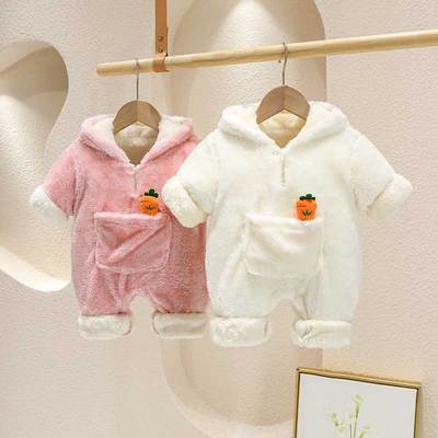 【40cm娃衣专属】婴儿连体衣冬加绒男女宝宝冬装一番赏娃衣服