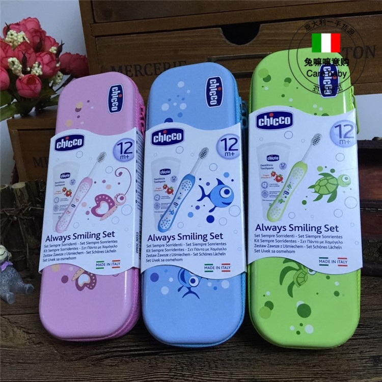 Italy Chicco chicco Baby toothpaste children edible Swallowing toothpaste Soft fur Mouthpiece Toothbrush Setin the Diapers/Care/Feeding/Push lathe , Teether/Toothbrush/Toothpaste , Toothpaste Toothbrush Set  category - from Buy2taobao.com to provide professional Taobao agent buy service