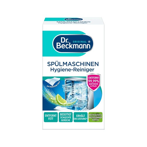 德国本土版Dr.Beckmann洗碗机卫生清洁剂75g有效去除残留物