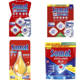 德国本土超市版Somat除菌除异味去水垢洗碗机使用清洁剂清洁块