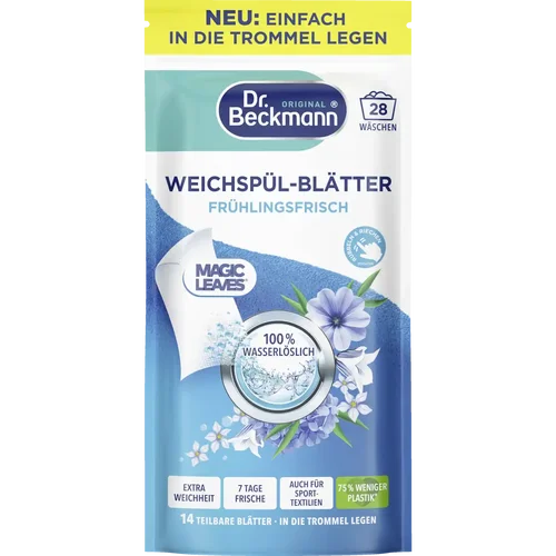 德国Dr. Beckmann洗衣柔软剂护理布 温和护理衣物 易熨烫28片