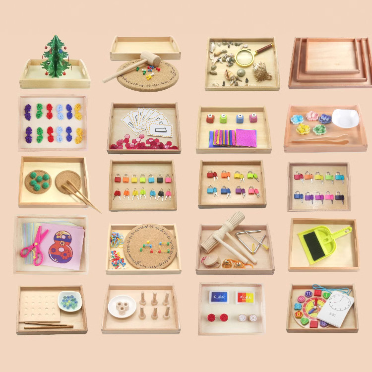 蒙特梭利幼儿园感官日常生活教具