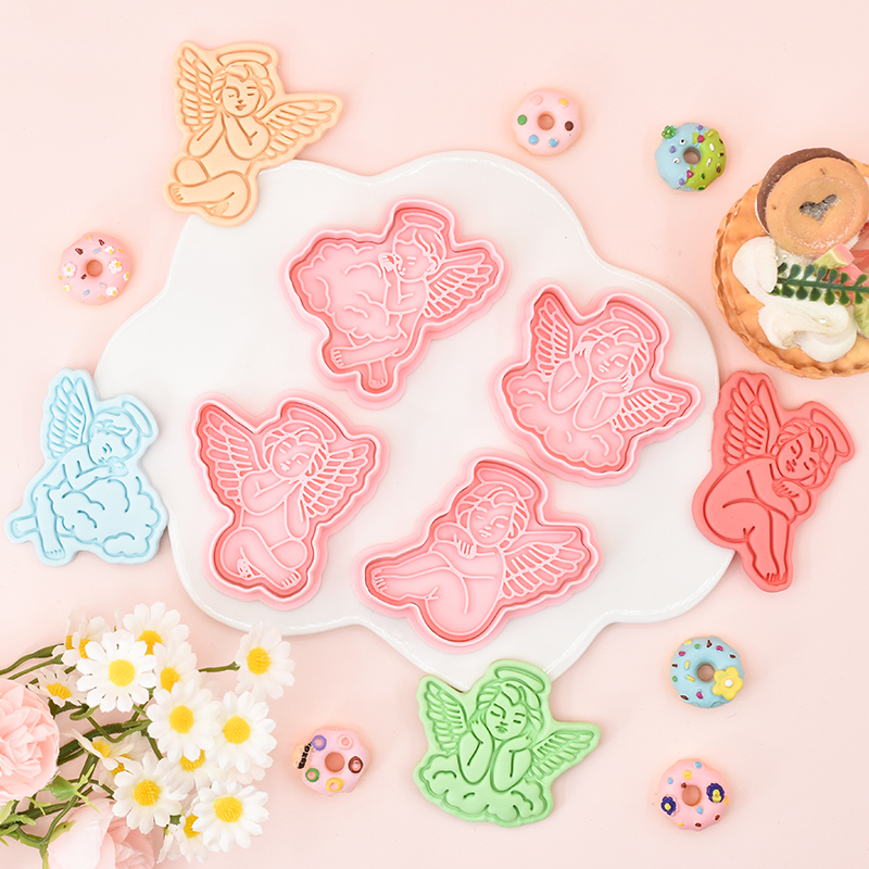 天使系列仿真饼干模具印花饼干