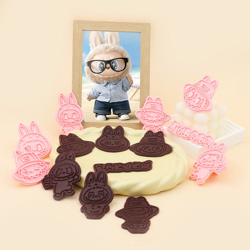 卡通仿真饼干模具labubu拉布布