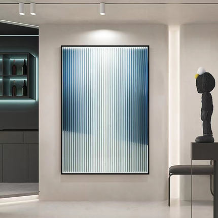 亚克力渐变立体实物画客厅沙发背景墙装饰画入户玄关挂画酒店壁画