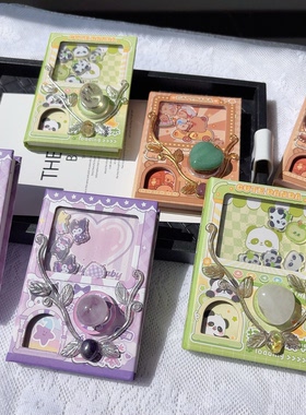 天然白水晶紫球爱心手工制作趣味日记本毕业季儿童笔记画画书摆件