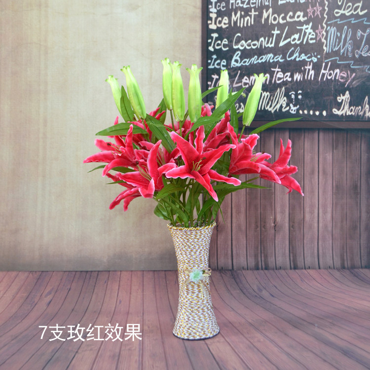 仿真香水百合婚庆道具花束