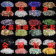 包邮 优质保真水晶碎石玛瑙原石鱼缸料消磁聚宝盆装 布景修景观石