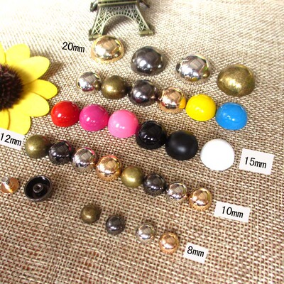 8mm-20mmdiy手工皮具螺丝蘑菇