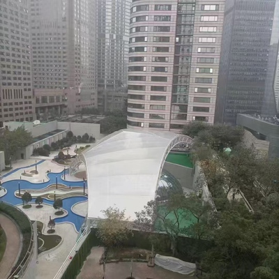 etfe高透光膜材ptfe张拉膜结构户外艺术景观棚小品遮阳扇建筑篷布