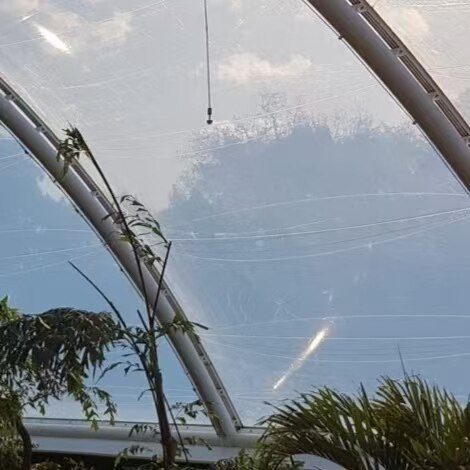 气枕膜结构ETFE建筑工程透明体育馆商广场遮阳采光天幕户外景观棚