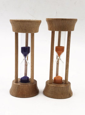 高木质沙漏 10/15/20/30/90秒计时器 1/2/3/4/5/7/10分钟沙漏