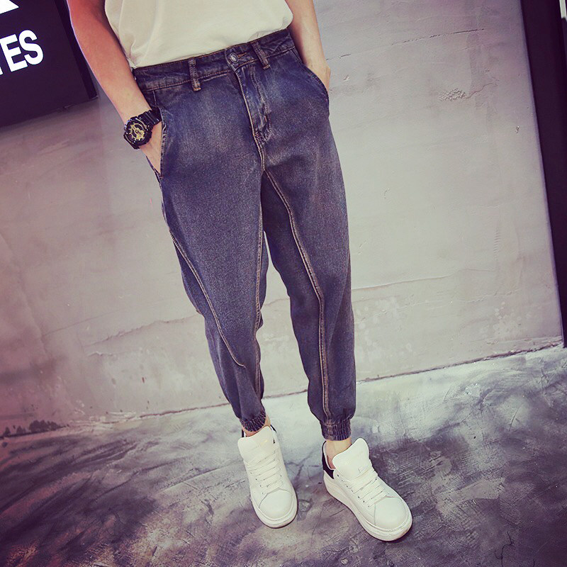 Jeans pour adolescent pieds Slim pour été - Ref 1461713 Image 1