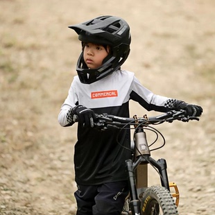 儿童款 COMMENCAL青少年速降服长袖山地自行车越野速干透气骑行服