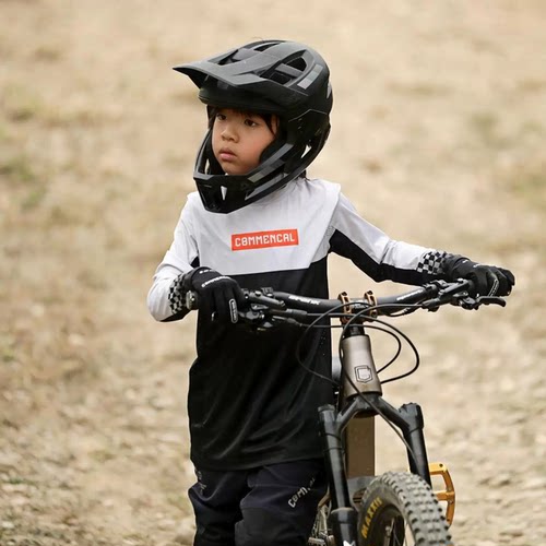 儿童款 COMMENCAL青少年速降服长袖山地自行车越野速干透气骑行服