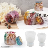 Эпоксидная смола, система хранения, бутылка, силиконовая форма, DIY, зеркальный эффект