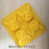 4 последовательные матовые силиконовые формы для торта Пикачу, форма для мыла ручной работы, сделай сам, форма для желе, чаша для пудинга, белое желе для торта