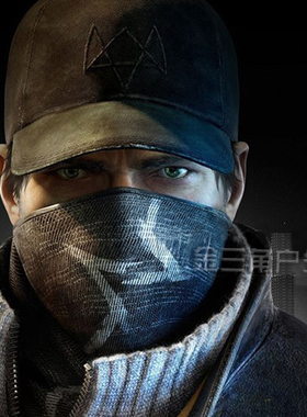 看门狗棒球帽 面罩 面巾 Watch Dogs COS狗哥鸭舌帽 Aiden帽子
