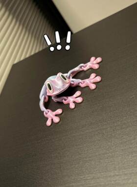 青蛙磁吸冰箱贴关节灵动青蛙玩具树蛙家用创意3D打印磁吸青蛙摆件