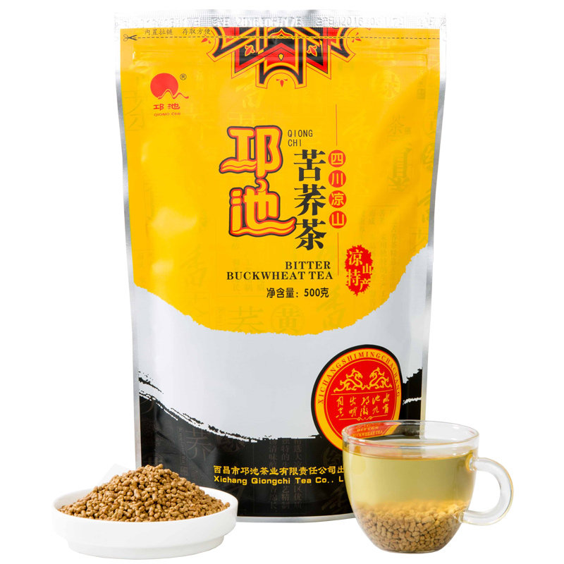 邛池正品苦荞茶饭店常用荞麦茶500g袋装麦香味大凉山黄苦荞茶