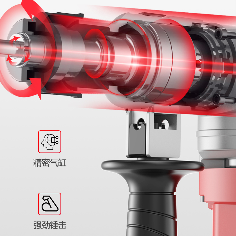 力虎电锤电镐两用多功能重型大功率冲击钻混凝土工业级电动工具