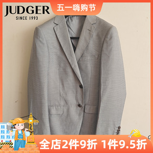 JUDGER庄吉夏季薄款千鸟格半里衬便西服休闲单西装便服外套