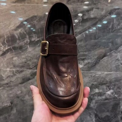 潮流舒适新款男士软底皮鞋休闲百搭系带商务时尚潮鞋210710 HXY