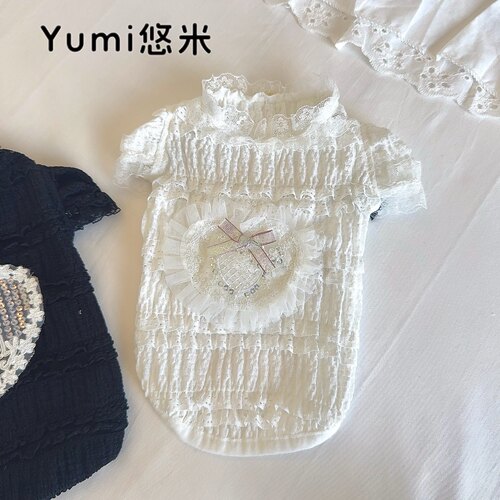 YumiPaws宠物蕾丝打底衫