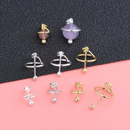 Очиститель для серебра из жемчуга из воскового агата, подвеска с аксессуарами ручной работы, S925, серебро 925 пробы, «сделай сам»