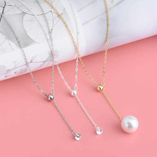 s925纯银韩版o字链子女半成品