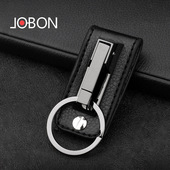 中邦钥匙扣单环单扣真皮男士 汽车腰挂式 穿皮带腰带锁匙扣挂件纯色