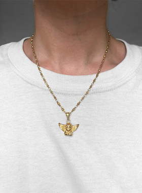 sweetpeeps宋妍霏同款天使项链叠戴锁骨json小荐手neckontheline