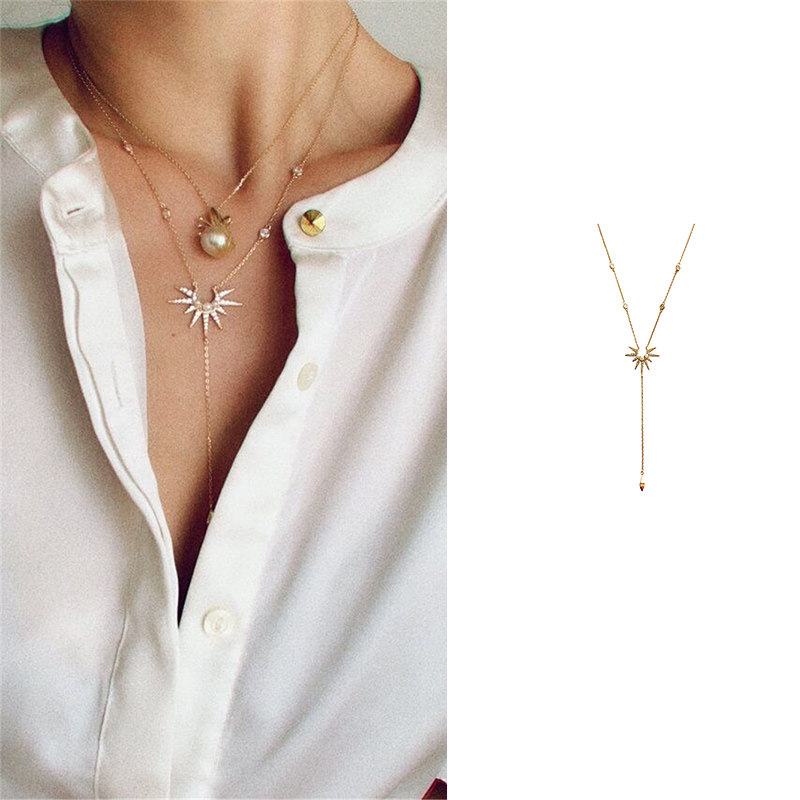 LHWindsor温莎珠宝自由女神项链气质网红ins长链子饰品配饰现货