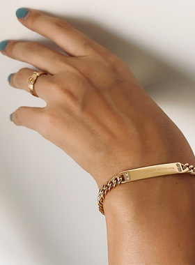 温莎珠宝ins警句欧美风粗链条