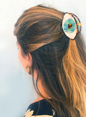 法国coucou suzette独特眼睛发夹女搞怪原创抓夹法式小众简约发饰