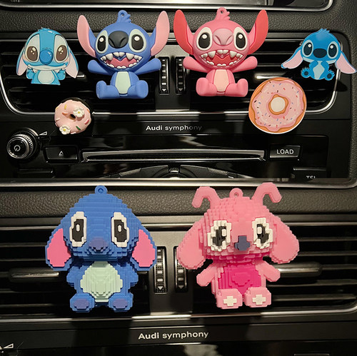 卡通情侣史迪仔香薰夹