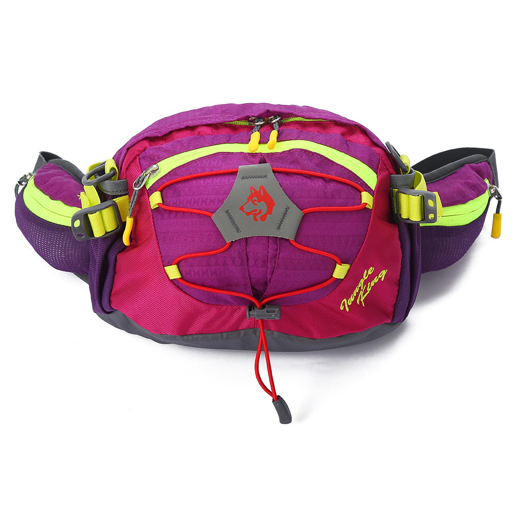 户外徒步登山腰包小 多功能便携收纳跑步单肩包 斜挎多用登山腰包