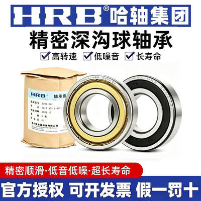 HRB 哈尔滨轴承 6300 6301 6302 6303 6304 6305-2Z 2RZ 原装正品