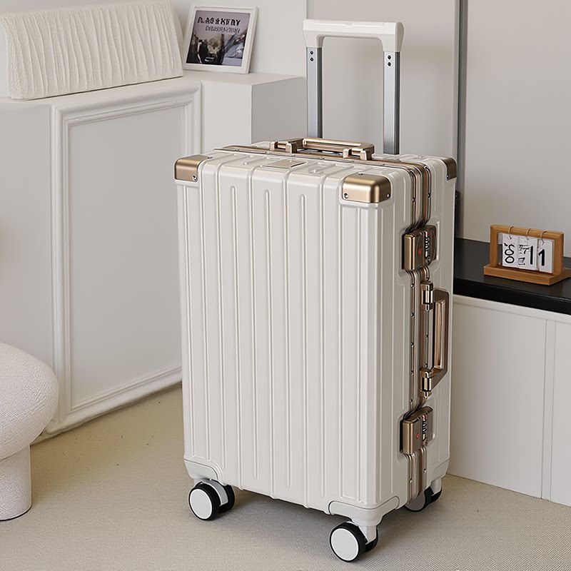 新款高亮行李箱女学生24寸登机箱20寸男万向轮拉杆箱26寸住校托运