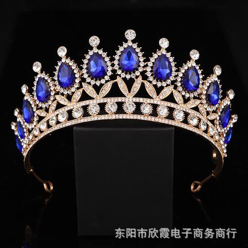 欧美水钻巴洛克新娘皇冠