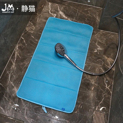 easefulcat静猫/3D浴室防滑垫淋浴房脚垫浴缸垫卫生间地垫带吸盘