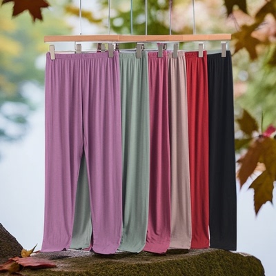 莫代尔紧身裤女士秋冬内穿打底秋裤女大码保暖裤薄款秋冬线裤衬裤