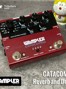 Wampler Catacombs Reverb Delay美产延时迟混响单块周边效果器
