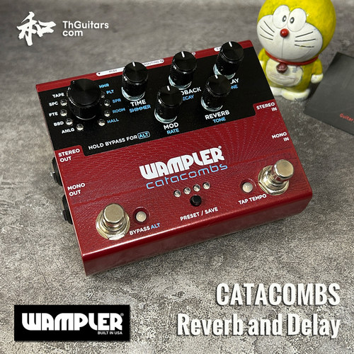 Wampler Catacombs Reverb Delay美产延时迟混响单块周边效果器